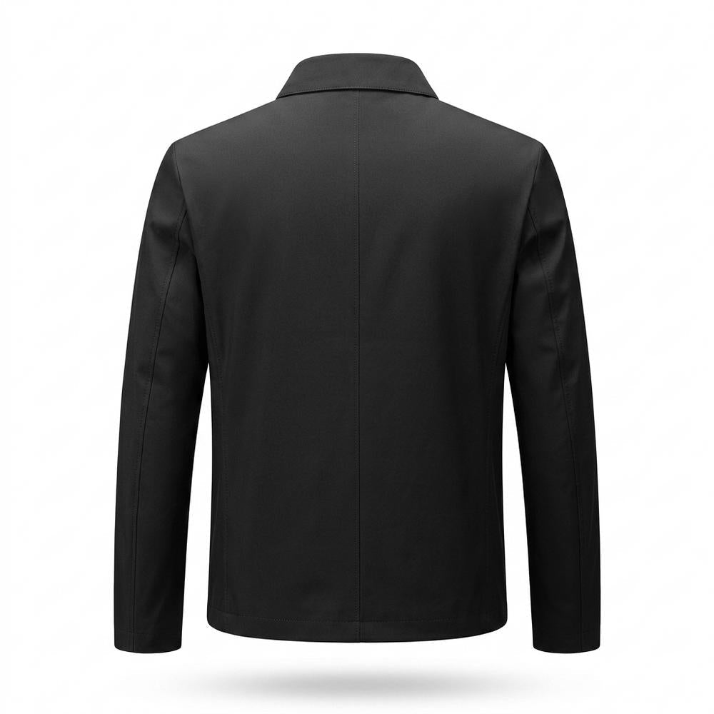 Allsaints Leather - Kalar | Zip-Up Collared Jacket Men