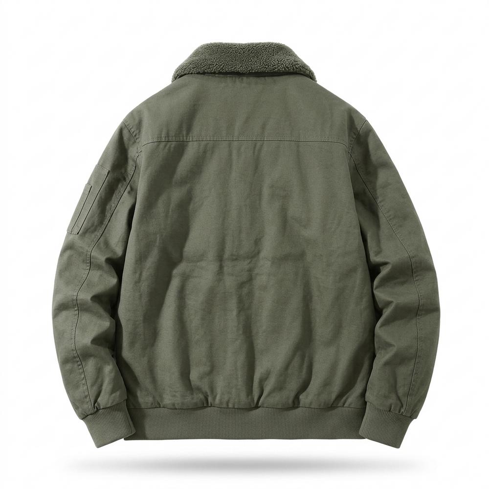 Allsaints Leather - Tavan | Sherpa-Lined Zip-Up Jacket Men