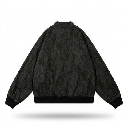 Allsaints Leather - Sedar | Printed Zip-Up Jacket Unisex