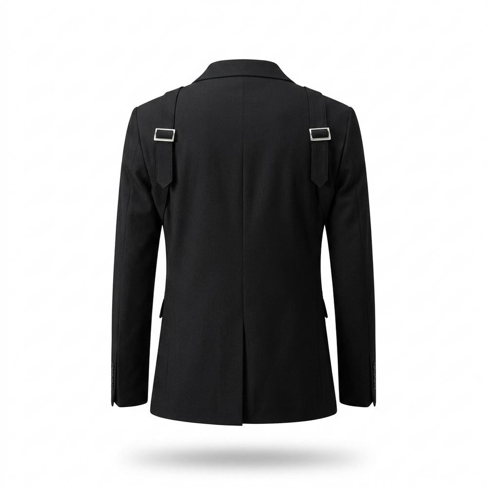 Allsaints Leather - Lomar | Strapped Tailored Blazer Men