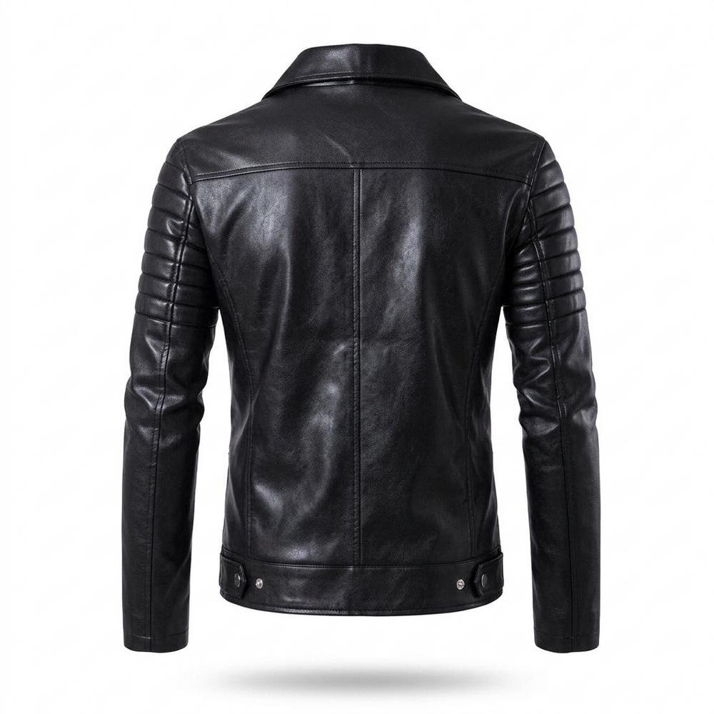 Allsaints Leather - Lymor | Asymmetrical Quilted Leather Jacket Men