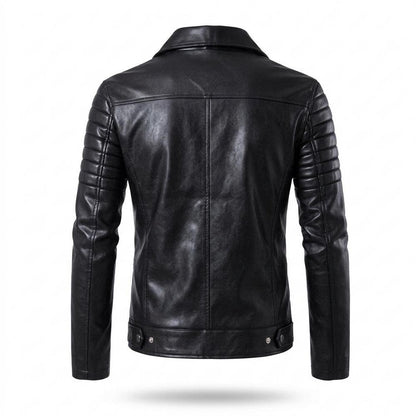Allsaints Leather - Lymor | Asymmetrical Quilted Leather Jacket Men
