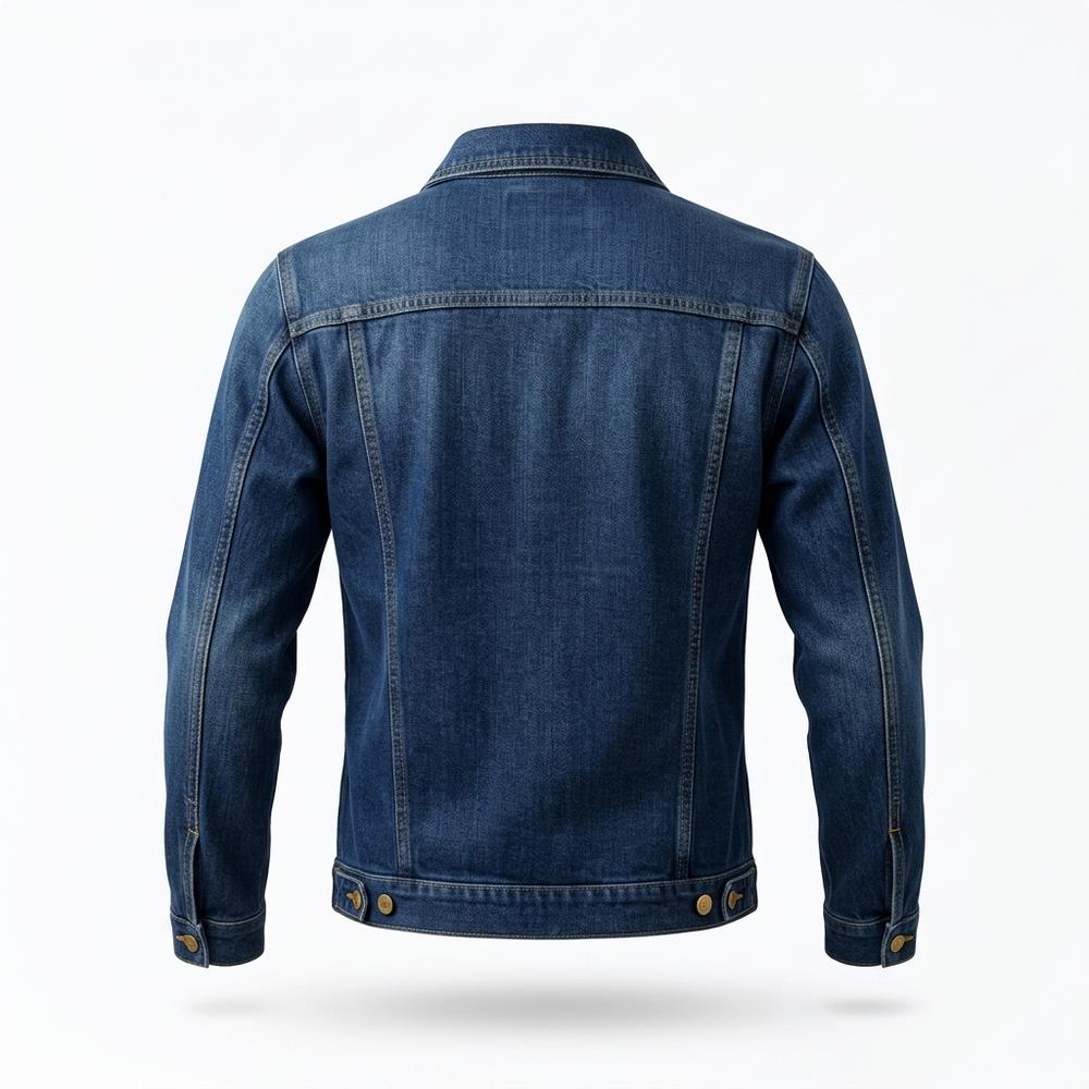 Allsaints Leather - Rasen | Button-Front Slim-Fit Denim Jacket Men