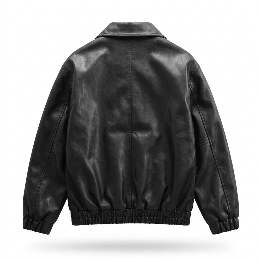 Allsaints Leather - Noron | Lined Relaxed-Fit Leather Jacket Men