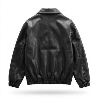 Allsaints Leather - Noron | Lined Relaxed-Fit Leather Jacket Men