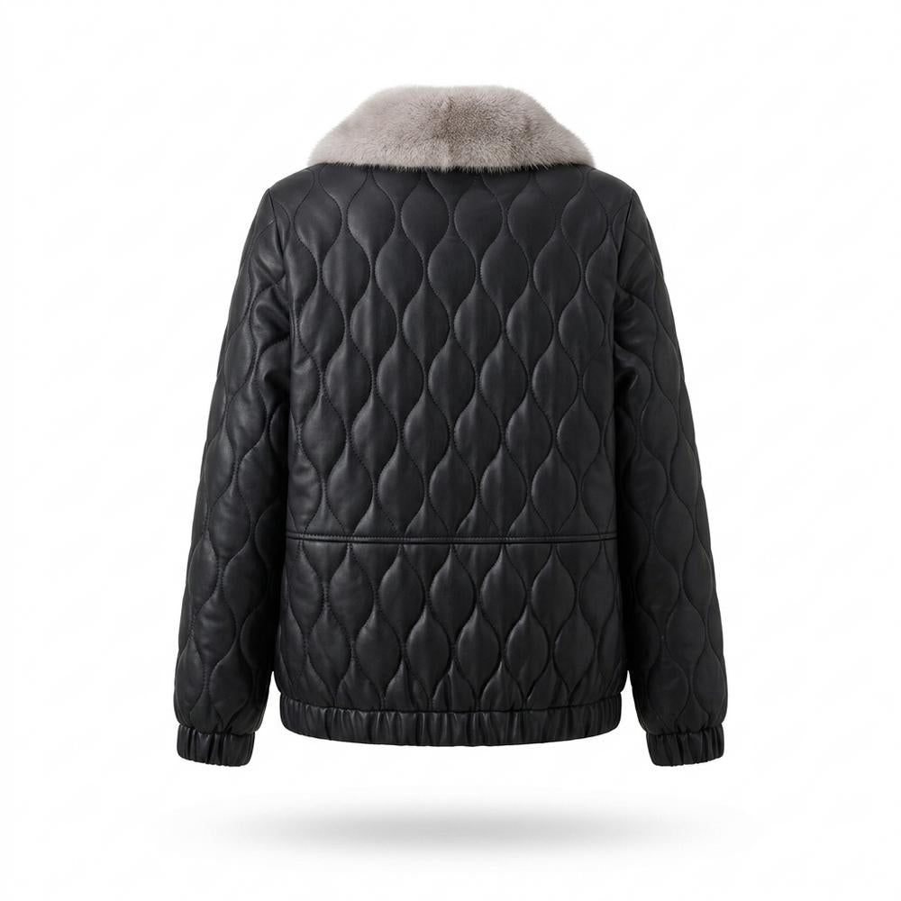 Allsaints Leather - Darel | Quilted Button-Front Jacket Women