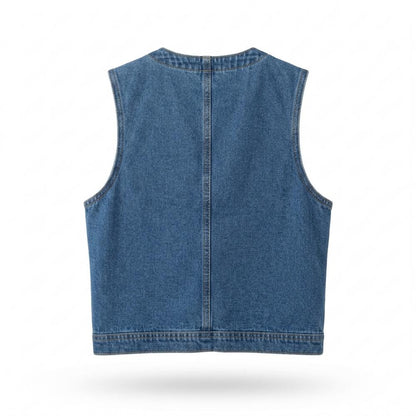 Allsaints Leather - Lerel | Sleeveless Button-Front Vest Women