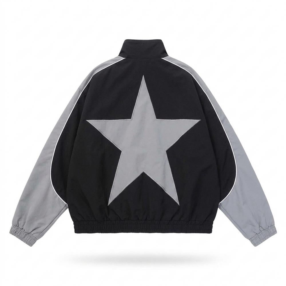 Allsaints Leather - Malar | Colorblock Zip-Up Jacket Unisex