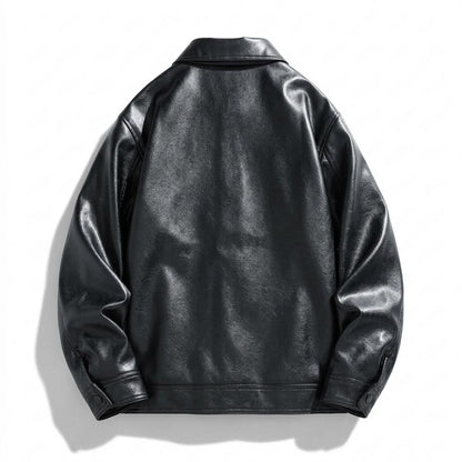 Allsaints Leather - Kesan | Sherpa-Lined Zip-Up Leather Jacket Men