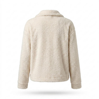 Allsaints Leather - Allom | Fleece Button-Up Jacket Women