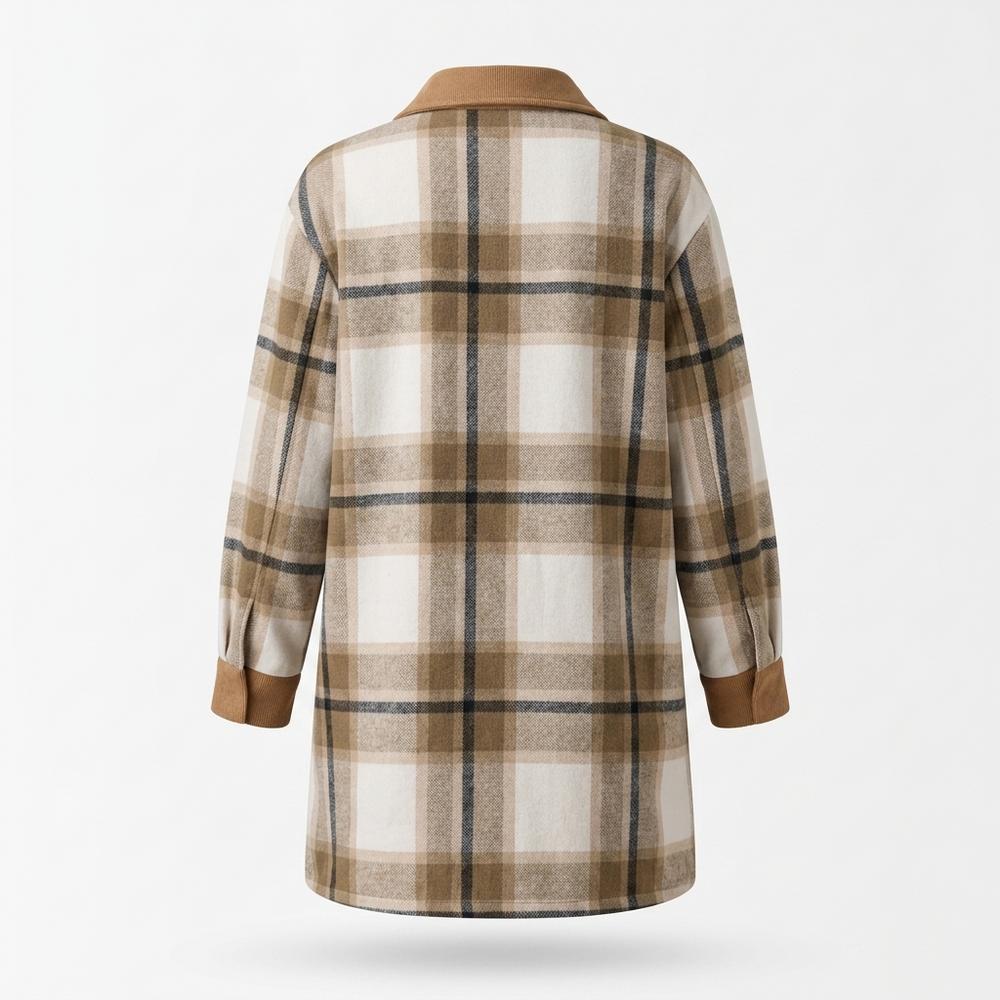 Allsaints Leather - Netir | Plaid Longline Coat Women