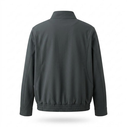 Allsaints Leather - Nodar | Zip-Up Stand-Collar Jacket Men