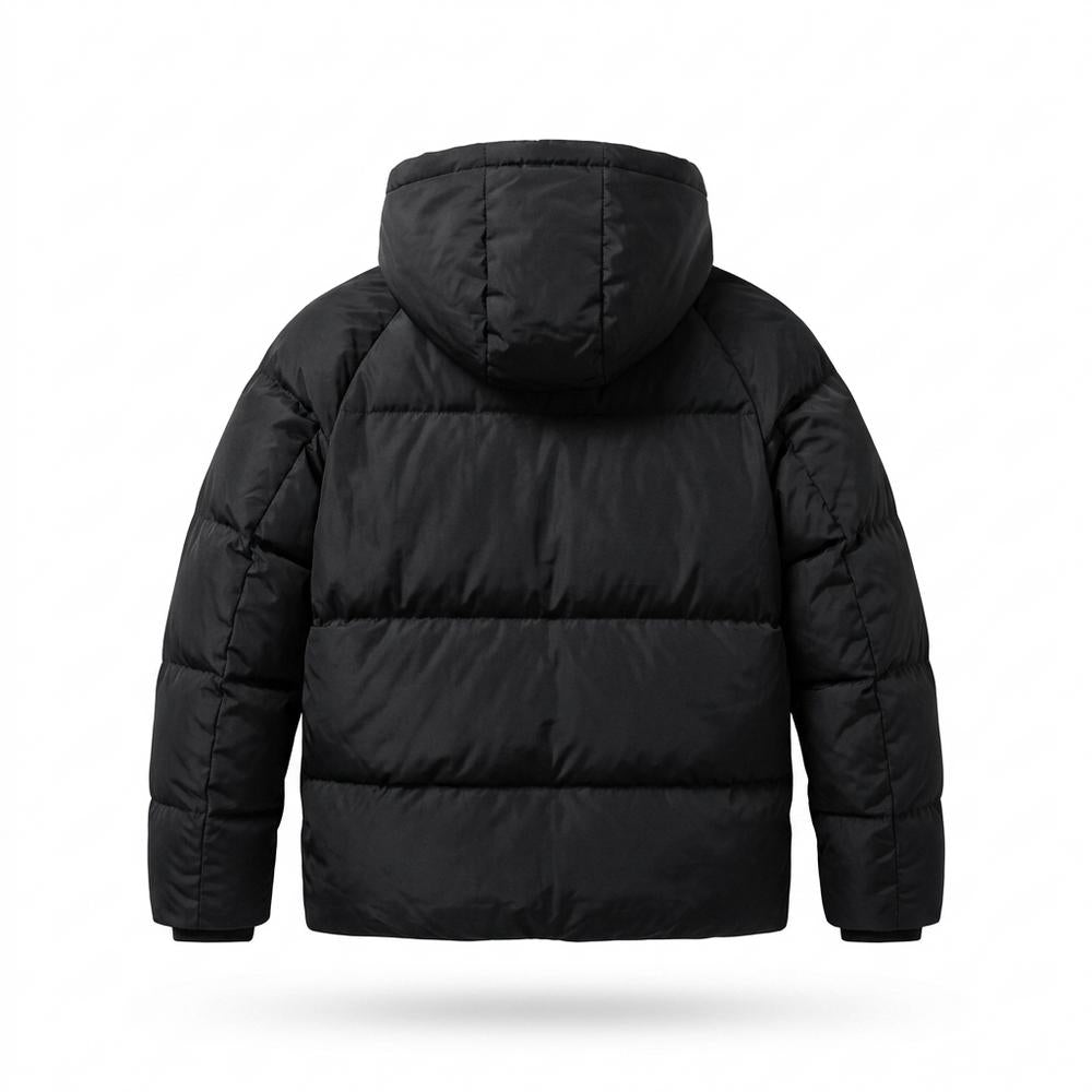 Allsaints Leather - Lawik | Padded Hooded Jacket Unisex