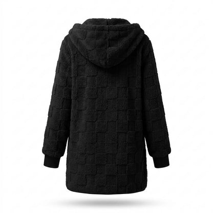 Allsaints Leather - Serel | Hooded Textured Coat Women