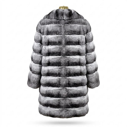 Allsaints Leather - Lokut | Striped Faux Fur Coat Women