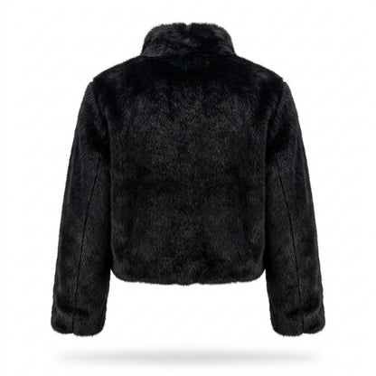 Allsaints Leather - Miver | Faux Fur Zip-Up Jacket Women