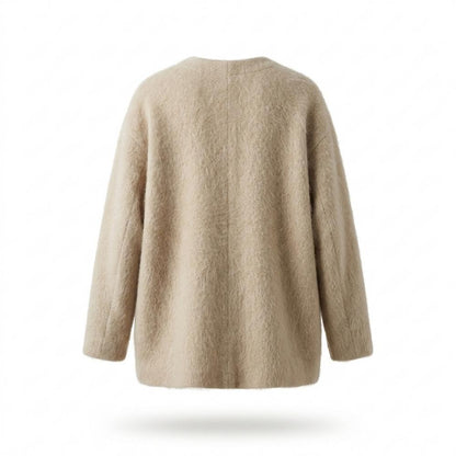 Allsaints Leather - Tadar | Collarless Textured Knit Cardigan Women