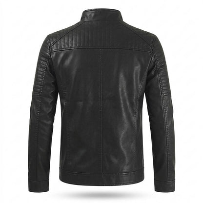 Allsaints Leather - Mehen | Zippered Quilted Leather Jacket Men