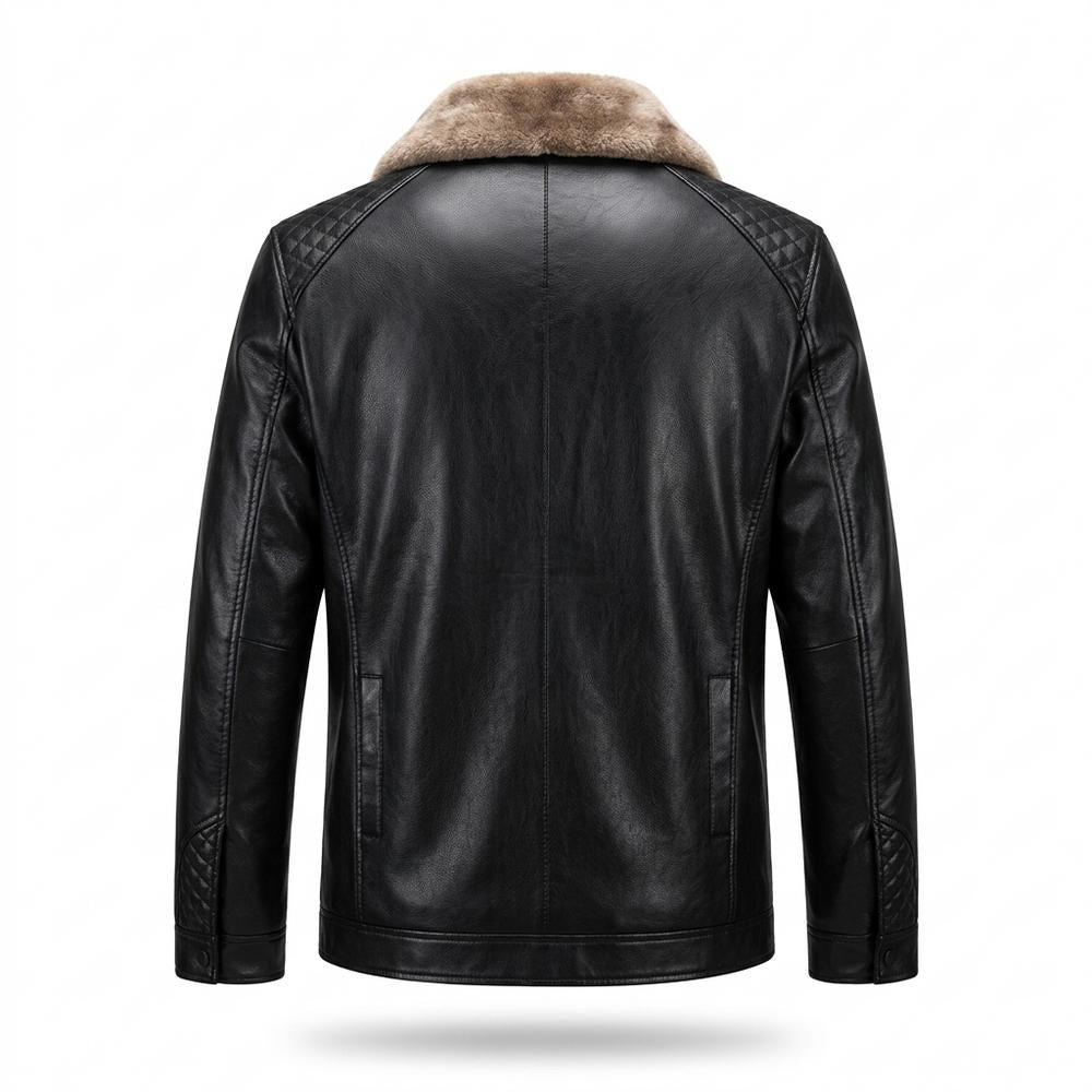 Allsaints Leather - Yolor | Lined Zip-Up Leather Jacket Men