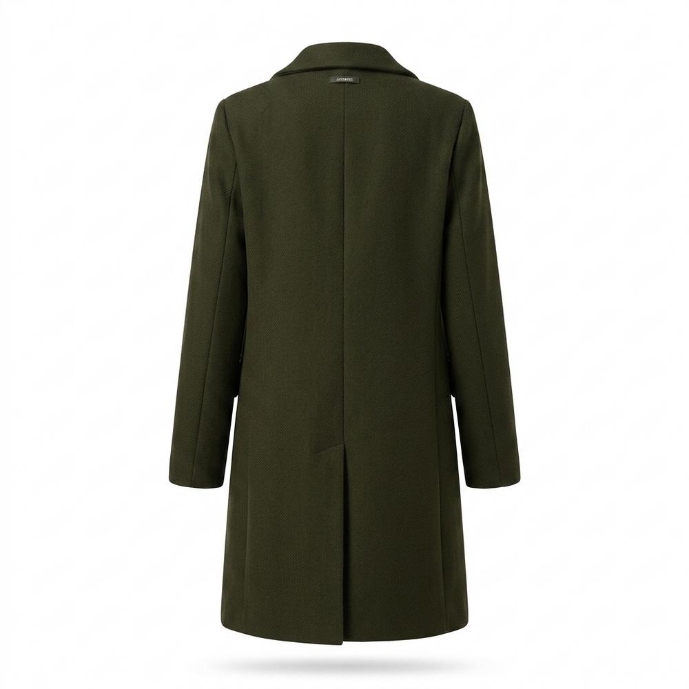 Allsaints Leather - Lyken | Double-Breasted Textured Coat Women