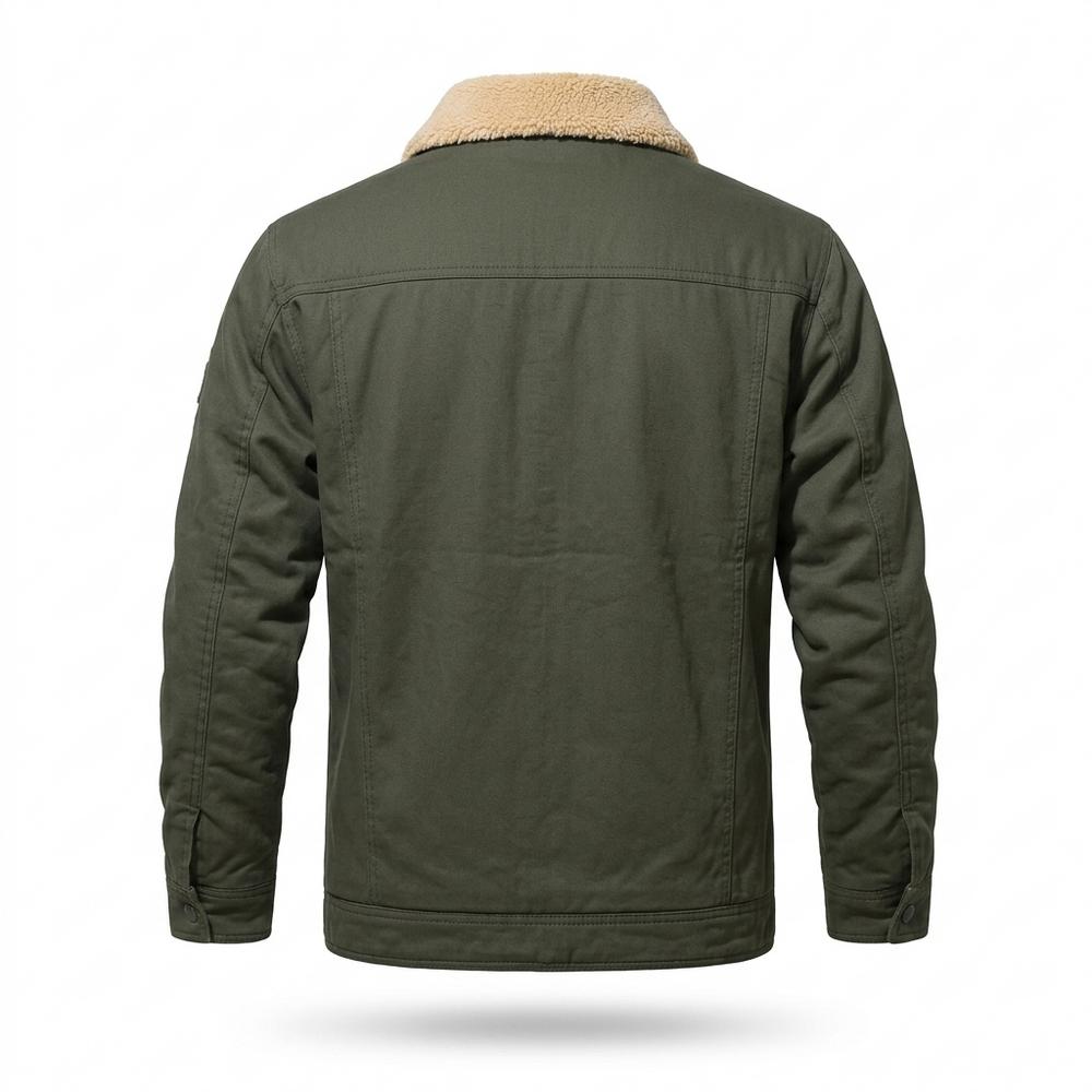 Allsaints Leather - Mitor | Sherpa-Lined Button-Front Jacket Men