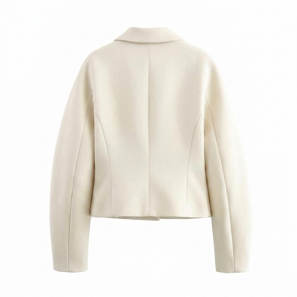 Allsaints Leather - Vevan | Cropped Single-Breasted Blazer Women