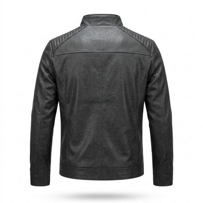 Allsaints Leather - Nubas | Quilted Lined Leather Jacket Men