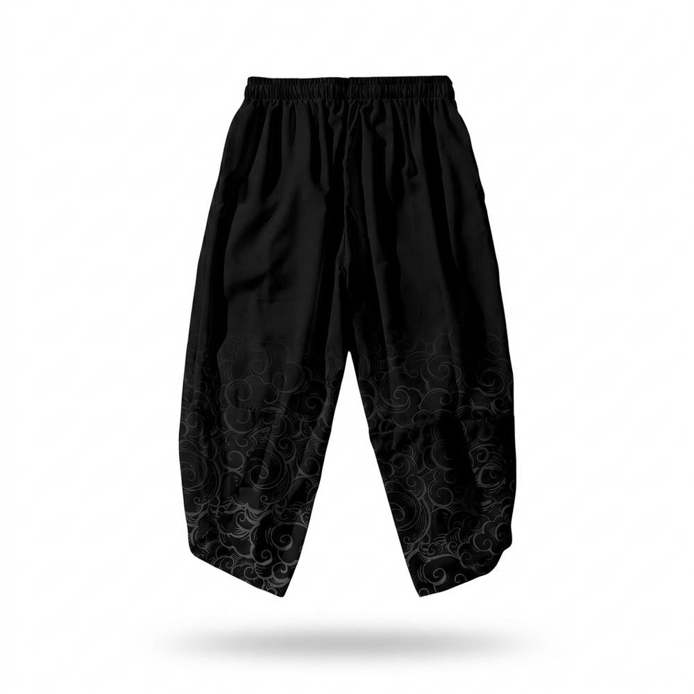 Allsaints Leather - Demok | Embroidered Drawstring Pants Unisex