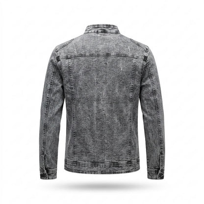 Allsaints Leather - Karal | Washed Zip-Up Jacket Men