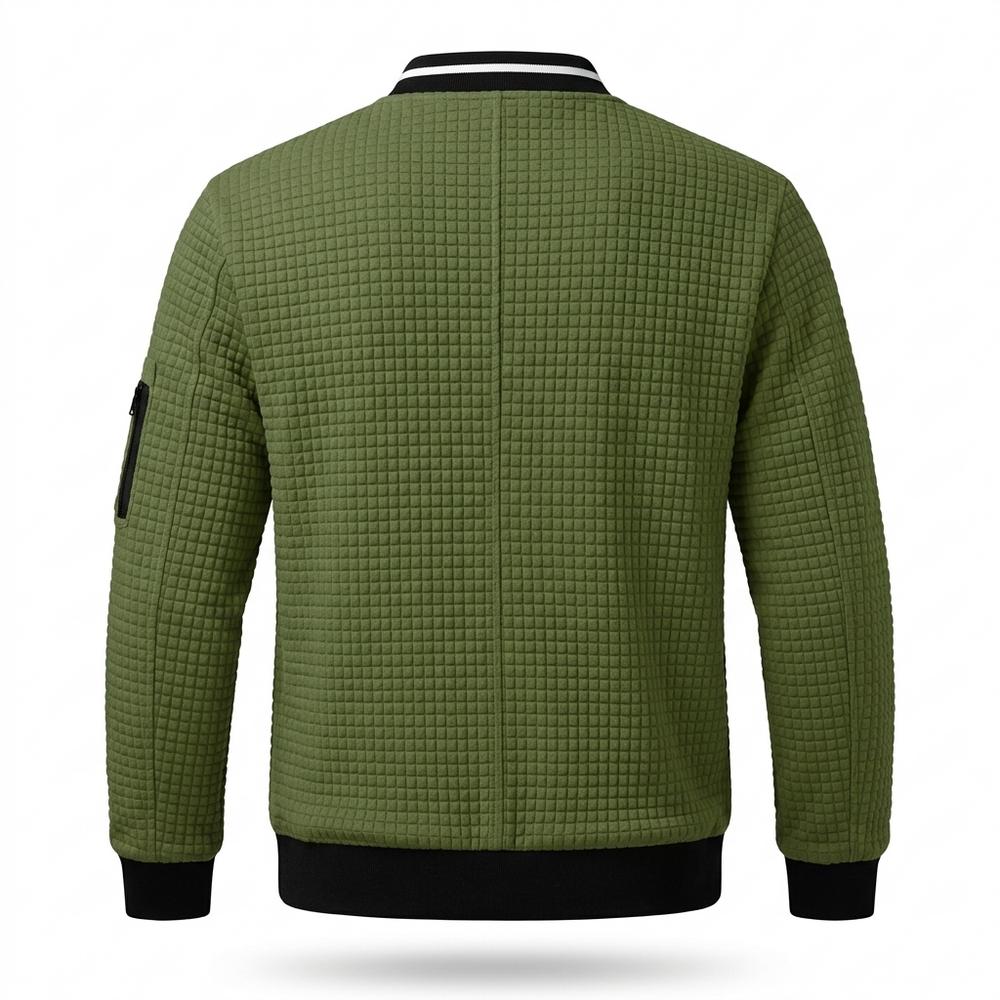 Allsaints Leather - Artal | Quilted Zip-Up Jacket Men