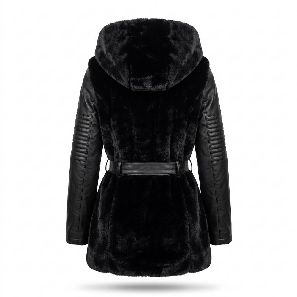 Allsaints Leather - Tisan | Hooded Belted Coat Women
