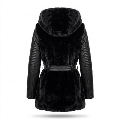 Allsaints Leather - Tisan | Hooded Belted Coat Women