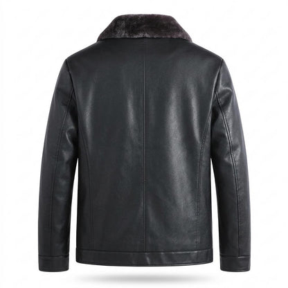 Allsaints Leather - Lezan | Lined Zip-Up Leather Jacket Men
