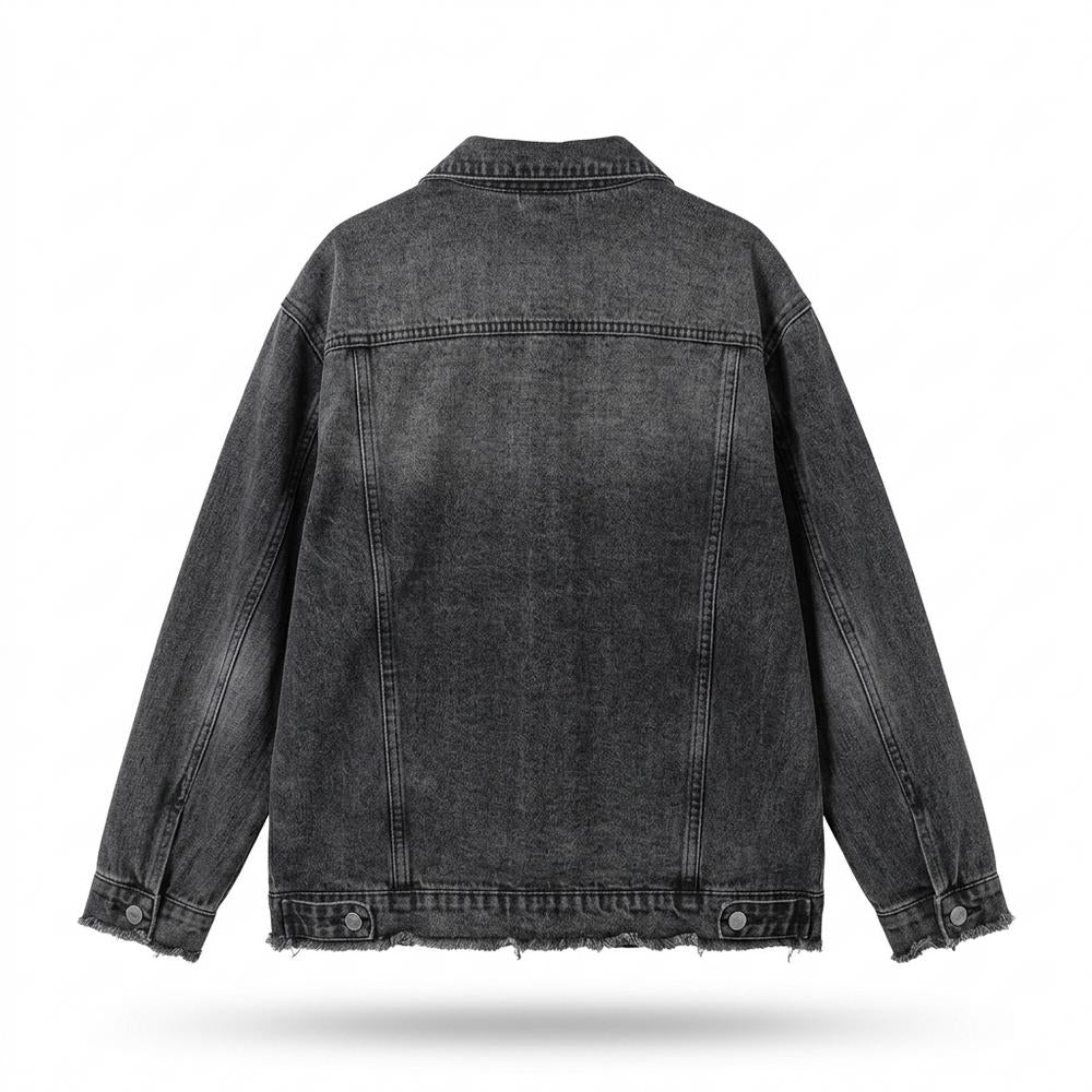 Allsaints Leather - Kavel | Oversized Button-Front Denim Jacket Women