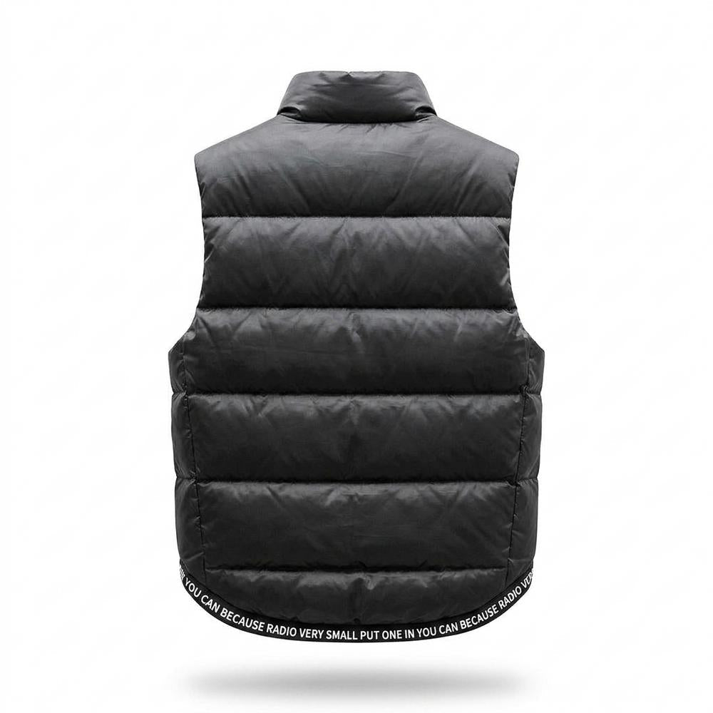 Allsaints Leather - Nobir | Quilted Stand-Collar Vest Men