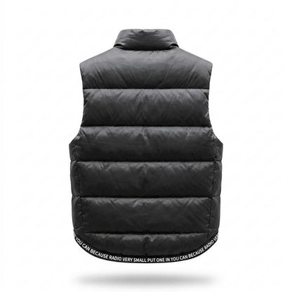Allsaints Leather - Nobir | Quilted Stand-Collar Vest Men