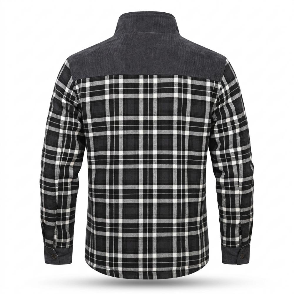 Allsaints Leather - Nilan | Plaid Fleece-Lined Jacket Men