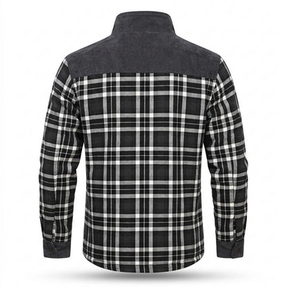 Allsaints Leather - Nilan | Plaid Fleece-Lined Jacket Men