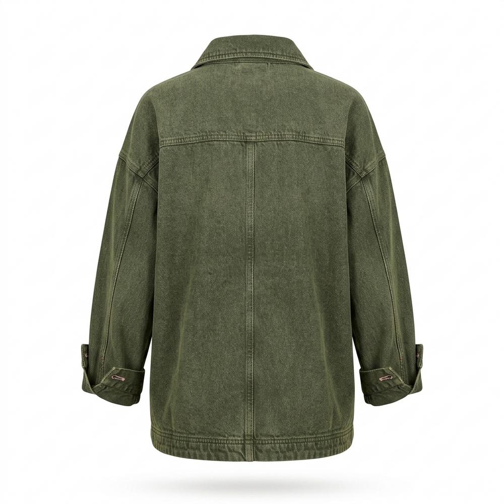 Allsaints Leather - Kemin | Washed Boxy-Fit Jacket Women
