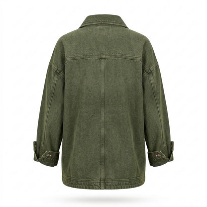 Allsaints Leather - Kemin | Washed Boxy-Fit Jacket Women