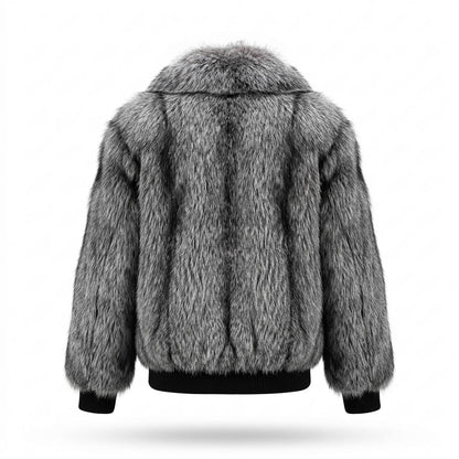 Allsaints Leather - Milor | Long-Haired Wide-Collared Jacket Men