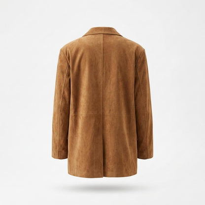 Allsaints Leather - Tiven | Suede-Effect Single-Breasted Blazer Women