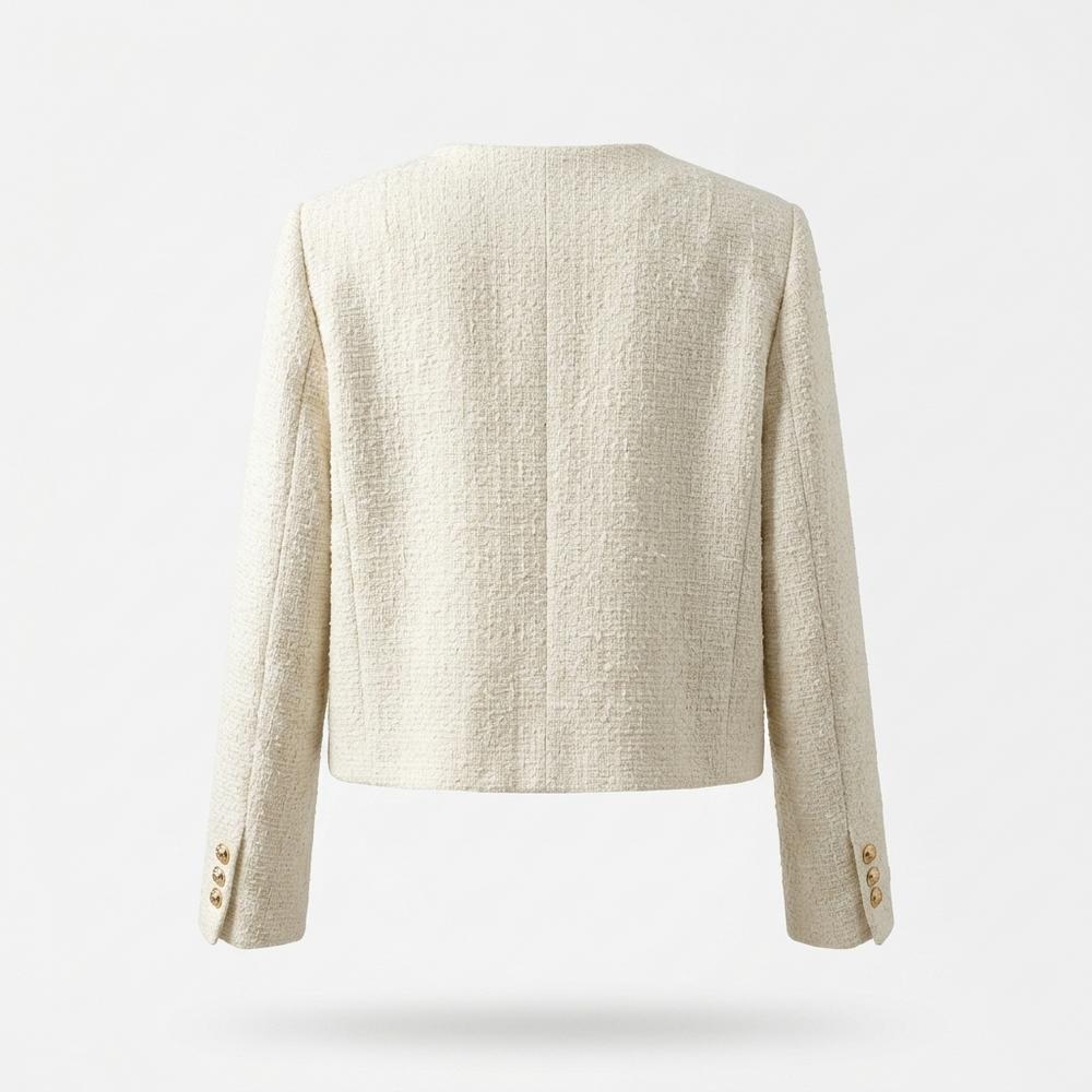Allsaints Leather - Sesel | Textured Collarless Jacket Women