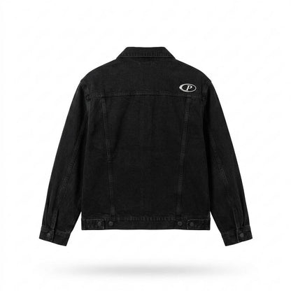 Allsaints Leather - Memen | Buttoned Relaxed-Fit Denim Jacket Unisex
