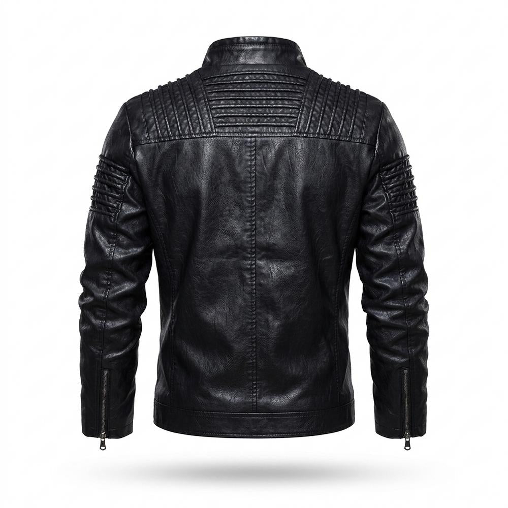 Allsaints Leather - Loral | Quilted Lined Leather Jacket Men