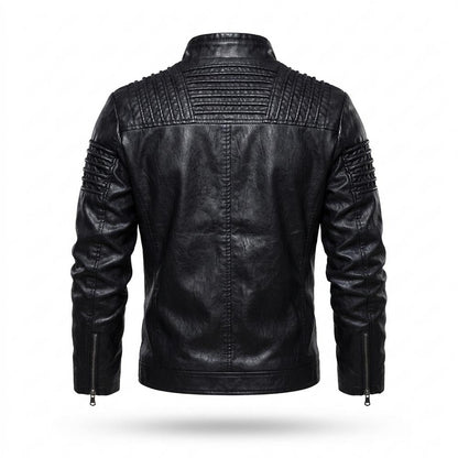 Allsaints Leather - Loral | Quilted Lined Leather Jacket Men