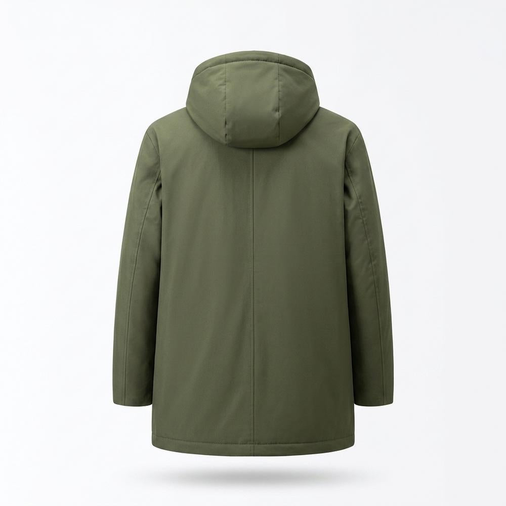 Allsaints Leather - Eldan | Hooded Insulated Jacket Men