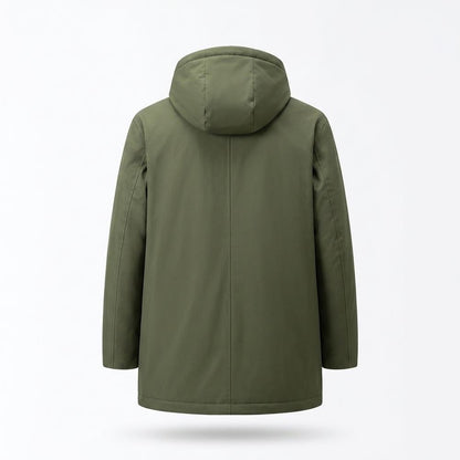Allsaints Leather - Eldan | Hooded Insulated Jacket Men