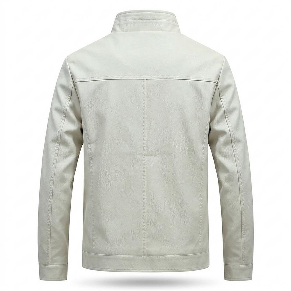 Allsaints Leather - Yoven | Stand-Collar Zippered Jacket Men