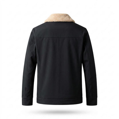 Allsaints Leather - Madar | Sherpa-Collar Lined Jacket Men